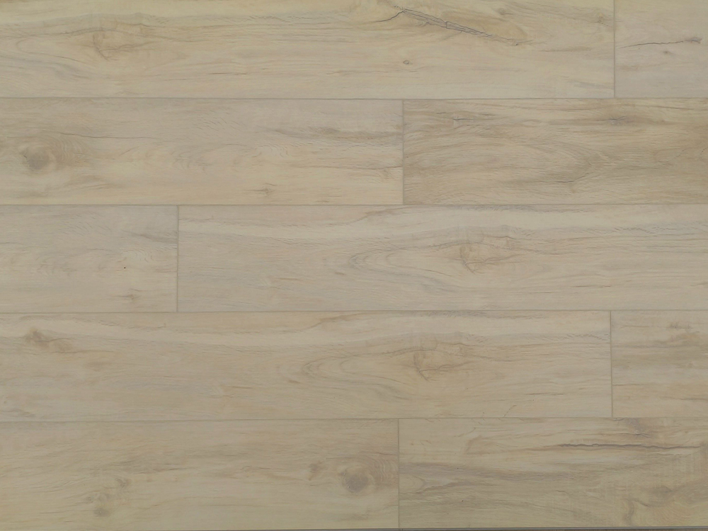 Pavimentazione SPC Grana di legno beige chiaro 7,25×48