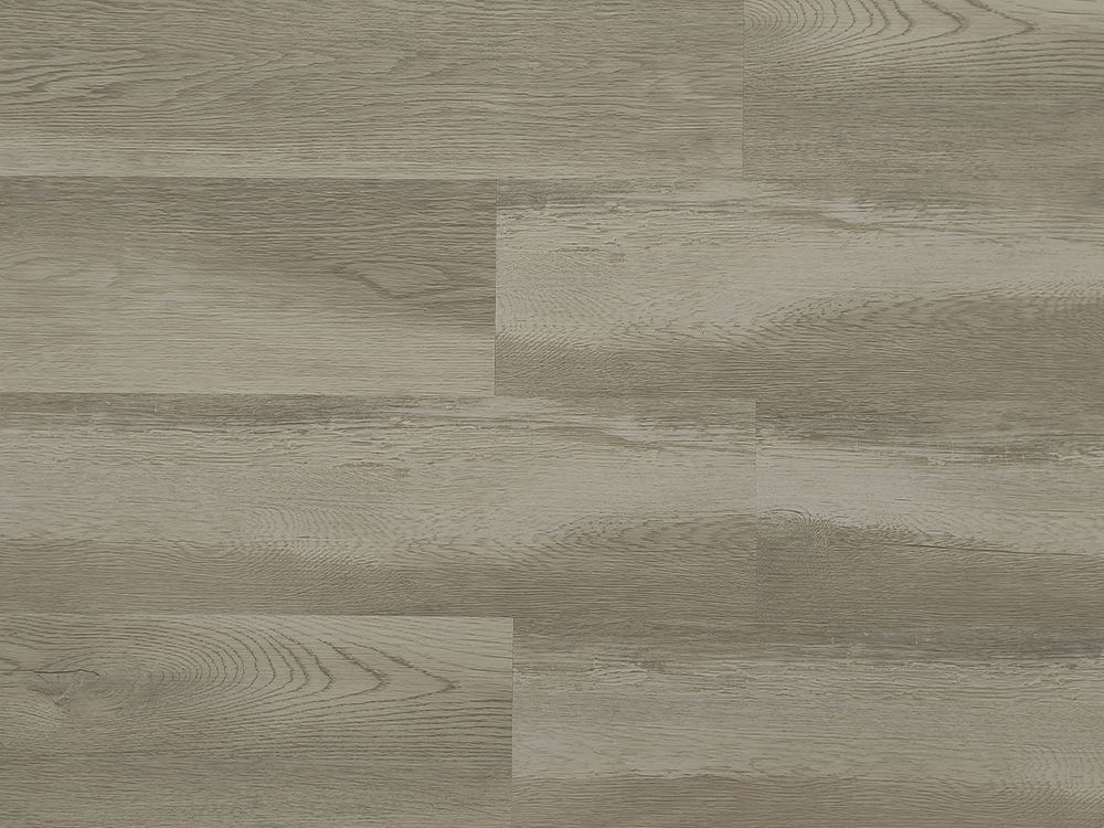 SPC che pavimenta la serratura Uniclick del sottostrato di legno grigio beige chiaro 7×60
