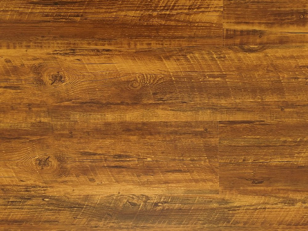Pavimento in WPC tono rovere giallo caldo 7×48