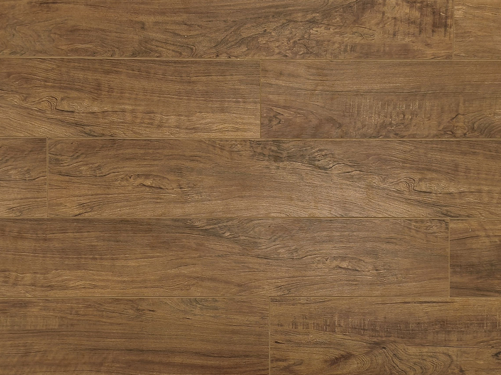 Pavimento MGO Grana di legno marrone scuro 6,3×47,5