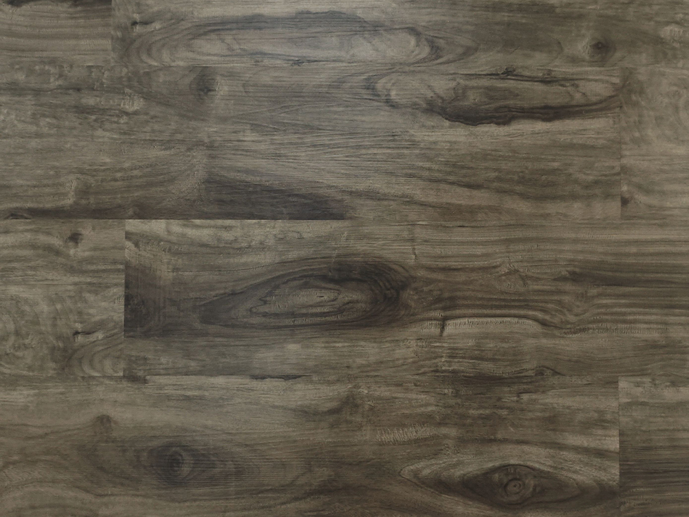 Pavimentazione in WPC Grana di legno grigio scuro 7×48